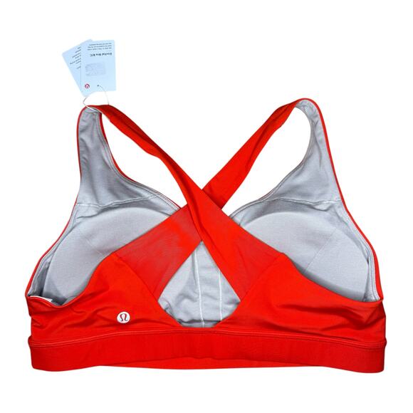 NWT Lululemon Envital Bra B/C Cup Solar Orange Size 4 - Picture 4 of 7